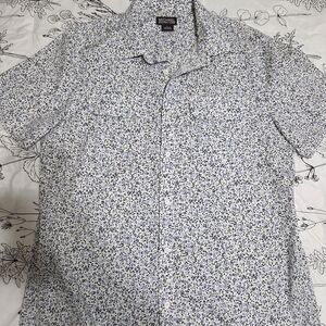 Michael Kors Blue Floral Men's Shirt